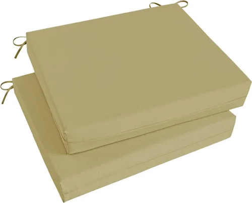 Vista 17 de Basic Beyond Juego de 4 cojines para sillas de exterior, cojines de exterior para muebles de patio, cojines resistentes al agua para sillas de patio