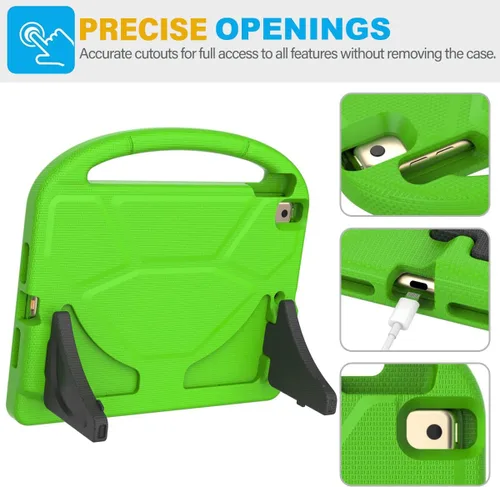 Vista 6 de SUPLIK Funda para niños para iPad de 9ª/8ª/7ª generación, 10.2 pulgadas 2021/2020/2019 con protector de pantalla, duradera a prueba de golpes