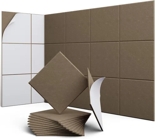 Vista 37 de Paneles hexagonales en forma de A, paquete de 12 paneles acústicos de alta densidad de 12 x 10 x 0.4 pulgadas para mejorar la reducción de ruido
