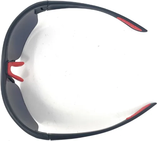 Vista 4 de The Megastar - Gafas de sol rectangulares unisex con medio marco para hombre y mujer
