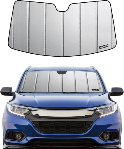 Vista 9 de Pigenius Parasol para parabrisas Honda HR-V 2016-2022, acabado plateado metálico