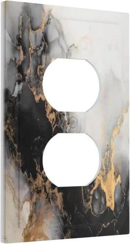 Vista 122 de Decorative Outlet Covers African Woman Zebra Elephants Black Girl 1 Gang Duplex Light Switch Cover Plate Unique Wall Plates for Electrical Outlets