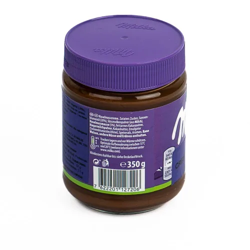 Vista 4 de Milka Crema para untar de avellana - 2 PAQUETES - 2 x 12.35 oz Tarros