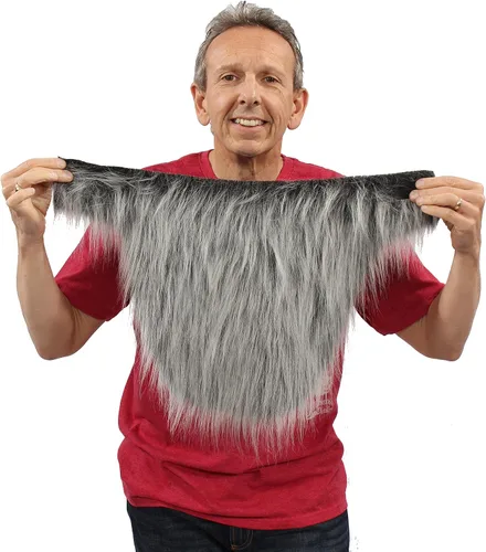 Vista 4 de Zagone Studios Kit de disfraz de lobo plateado (hombre lobo), plateado