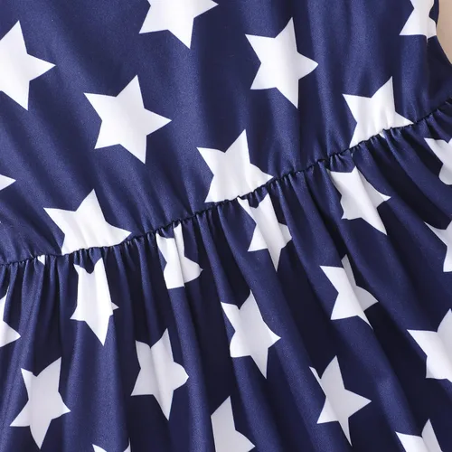 Vista 6 de Popshion Vestidos sin mangas para niñas pequeñas, vestido con lazo en la espalda, ropa de verano para niña, vestido de fiesta de cumpleaños