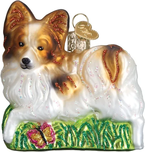 Vista 20 de Old World Christmas - Adorno de bebé blanco de un solo pieza de vidrio soplado para árbol de Navidad, decoración festiva hecha a mano, colección