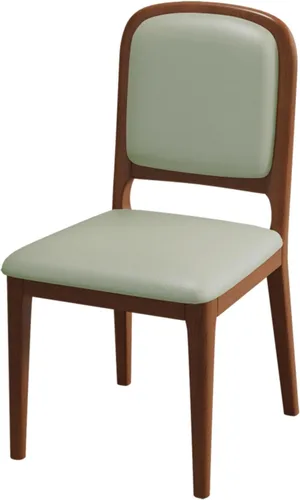 Vista 23 de Solid Wood Dining Room Chairs Minimalist,Kitchen Chairs with Soft Padded Back,Living Room Chair for Office Reading,Wood Frame,Armless Vanity