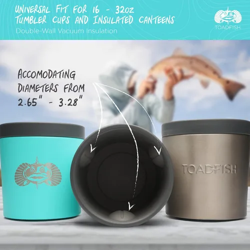 Vista 7 de Toadfish Anchor - Portavasos universal sin vuelcos, grafito