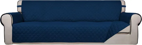 Vista 162 de PureFit - Funda de sofá acolchada reversible, protector de muebles impermeable, funda de sofá lavable con espuma antideslizante y correas elásticas