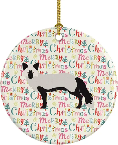 Vista 128 de Caroline's Treasures Adorno de cerámica de avestruz común para árbol de Navidad, decoración colgante para el hogar, Navidad, vacaciones, fiesta