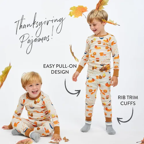 Vista 6 de HonestBaby - Pijama familiar navideña de algodón orgánico