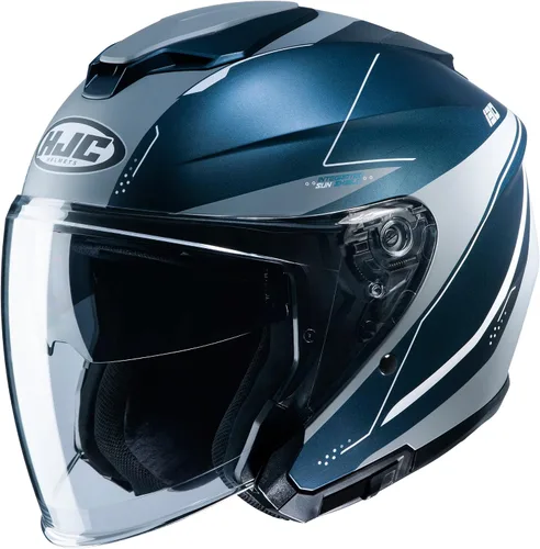 Vista 4 de HJC i30 - Casco de motocicleta natural ligero, aprobado por DOT (MC1SF, XS)