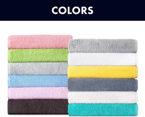 Vista 6 de Towels Beyond - Juego de 2 toallas de baño ultrasuaves de alta calidad, fabricadas con 100% algodón suave, altamente absorbentes y cómodas, ideal