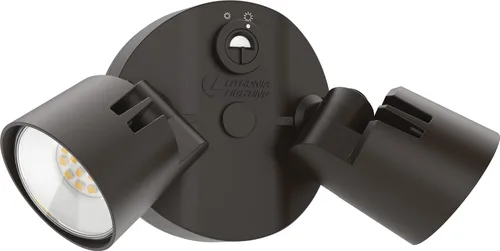 Vista 13 de Lithonia Lighting HomeGuard - 2 luces LED de inundación para exteriores, luces LED para exteriores, sensor de atardecer a amanecer, lúmenes Blanco