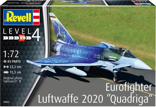 Vista 2 de Revell 03843 Eurofighter Luftwaffe 2020 Quadriga 1:72 Kit de modelo a escala 1:72