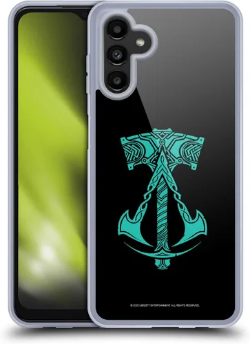 Vista 8 de Head Case Designs Officially Licensed Assassin's Creed ACV Banner Valhalla Symbols and Patterns Gel Case [Military Grade Protection] Compatible with