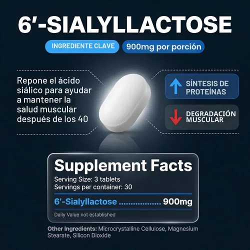 Vista 3 de Suplemento para la salud muscular, recuperación muscular, masa muscular y apoyo de fuerza para adultos mayores de 40 años, reduce la fatiga