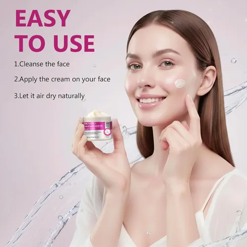 Vista 8 de AiRunTech Arbutina 8% y ácido tranexámico 5% crema, ayuda a desvanecer manchas oscuras, pecas, manchas y pigmentación, reafirma e hidrata la piel
