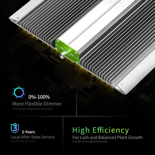 Vista 5 de BESTVA BP2000 Regulable plantas de interior crecen luz, se adapta a tiendas