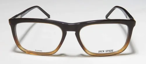 Vista 3 de Jack Spade Holmes - Gafas de sol para hombre y mujer con borde completo flexibles con nombre de marca cómodas y coleccionables Marrón