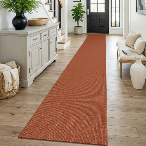 Vista 233 de KOZYFLY - Tapete para puerta de interior, lavable, pequeña, antideslizante, con respaldo de goma, felpudo de algodón para el hogar, color negro