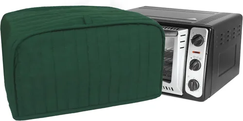 Vista 16 de Funda RITZ Premium Universal para tostadora de dos rebanadas, 11.25" x 5.75" x 7", de poliéster y algodón acolchado, protector contra huellas Negro