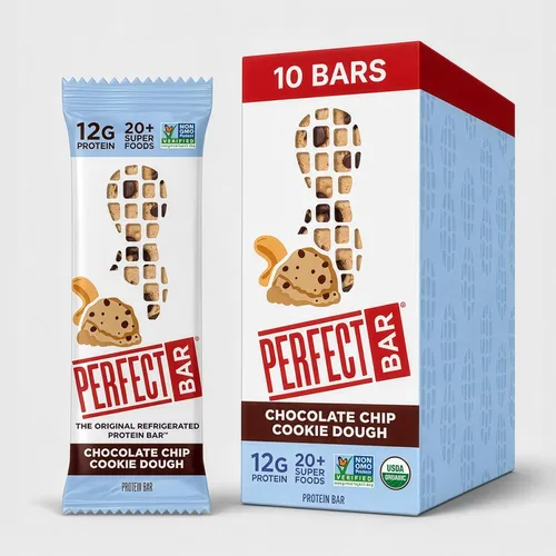 Vista 11 de Perfect Bar - Barra de proteínas refrigerada original, sabor mantequilla de maní