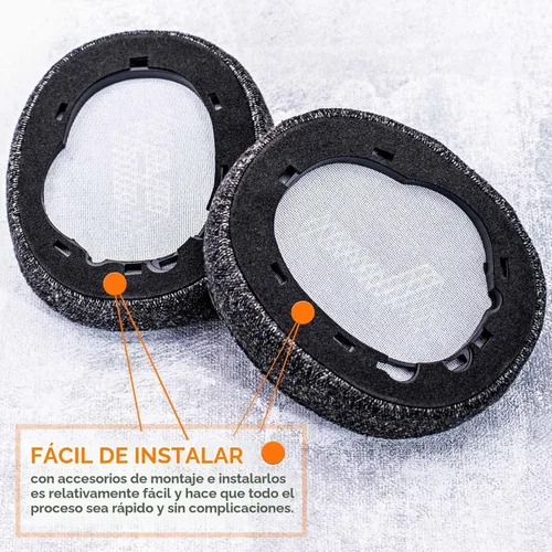 Vista 5 de Live 650 BTNC E65BTNC - Almohadillas de repuesto compatibles con JBL E65 E65BTNC/ Duet NC/Live 650BTNC/ Live 660 BTNC Auriculares I de repuesto
