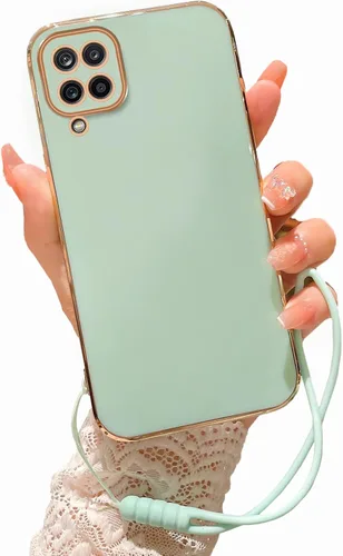 Vista 9 de Funda para Samsung Galaxy A12, A12 Samsung Phone Case para mujer con purpurina de cristal suave TPU transparente de lujo Bling Funda protectora