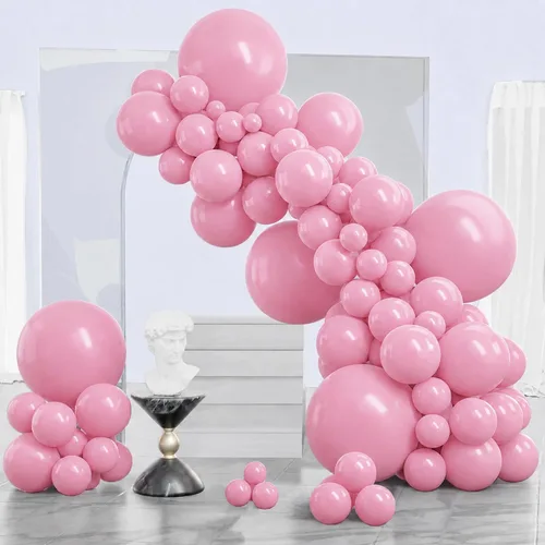 Vista 37 de PartyWoo - Globos de color nude, 140 unidades, color albaricoque, estilo bohemio, otoño, diferentes tamaños Albaricoque-f05
