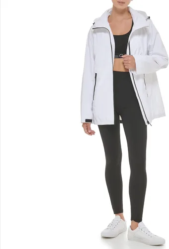 Vista 4 de Calvin Klein Women's Wind Breaker Performance Running Jacket