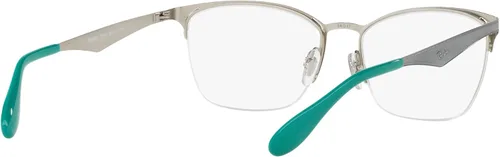 Vista 9 de Ray-Ban RX6345-2919 Eyeglasses SilverLight Green wDemo Lens 52mm