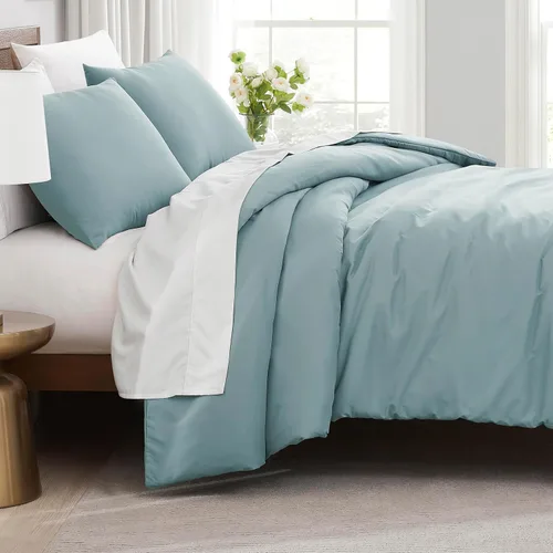 Vista 52 de Southshore Fine Living, Inc. Juego de funda de edredón tamaño extra grande individual/XL, ropa de cama de microfibra cepillada premium de fácil
