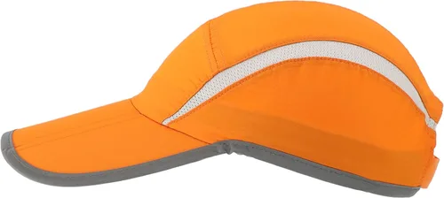 Vista 16 de connectyle plegable malla deportes cap con transpirable con rayas reflectantes Sun Runner Cap