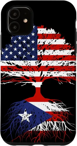 Vista 8 de Puerto Rico Boricuas Roots - Carcasa para iPhone 17, diseño de bandera estadounidense de Puerto Rico