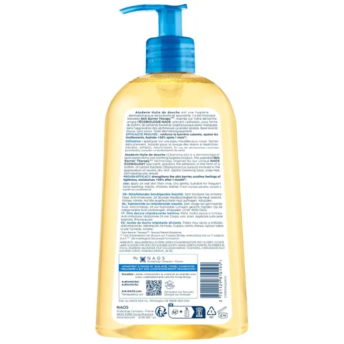 Vista 2 de Bioderma Atoderm Shower Oil, Cleansing Oil For Face & Body, Nourishing Cleansing Oil For Dry to Atopic Sensitive Skin For Softer & Smooth Skin For