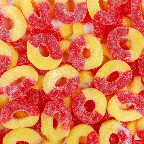 Vista 11 de Smarty Stop Gummy Ring Candy - Gomitas comestibles masticables con sabor a fruta (frambuesa azul, 1 libra (paquete de 1))