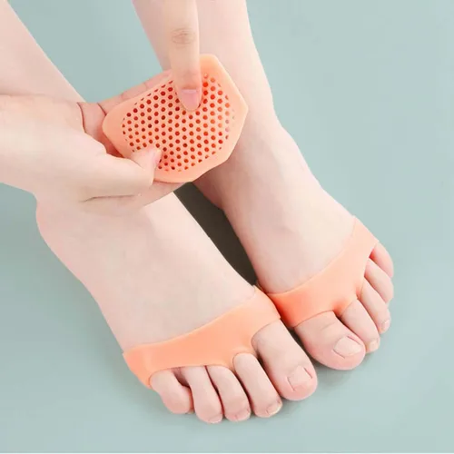 Vista 7 de Almohadillas metatarsianas para mujeres y hombres, paquete de 8 cojines para aliviar el dolor de pies, almohadillas de panal para el neuroma