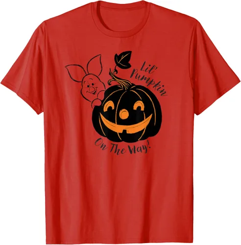 Vista 64 de Disney Camiseta de Halloween Winnie the Pooh Lil' Pumpkin on the Way, Blanco, S