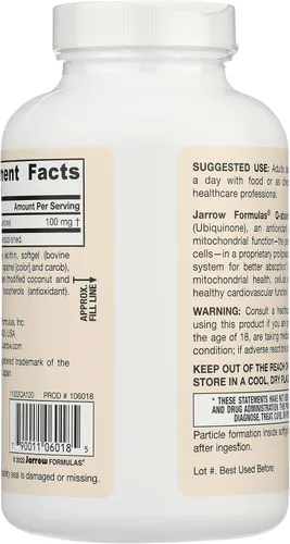Vista 2 de JARROW FORMULAS Q-Absorb CoQ10 100 MG, 120 CT