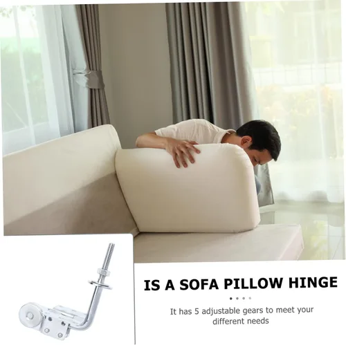 Vista 8 de Almohada para reposacabezas de automóvil, 2 piezas, almohada de bisagra para sofá, almohada de asiento, almohada de sofá, almohadas de hilo