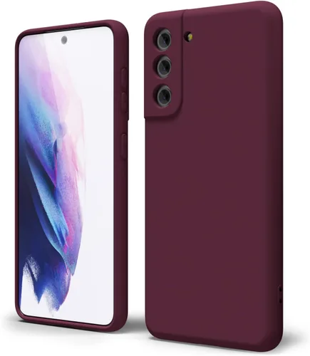Vista 422 de oakxco Funda para teléfono Samsung Galaxy S8 de silicona líquida, delgada y fina de gel de goma suave TPU cubierta protectora simple llana