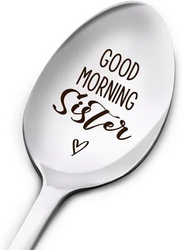 Vista 5 de Good Morning - Cuchara para abuela, regalo de cumpleaños para el Día de la Madre, Acción de Gracias, Navidad para la mejor abuela, regalos para mamá
