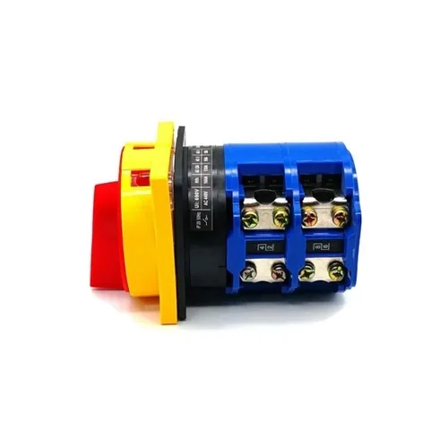 Vista 2 de Interruptor giratorio ATO 20A, 4 polos, interruptor de leva giratorio universal de 2 posiciones, interruptor de cambio seguro y confiable (20A)
