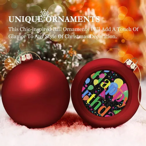 Vista 90 de Boobs Funny Shatterproof Matte Christmas Balls for Tree Wreath Home Decor 1PCS