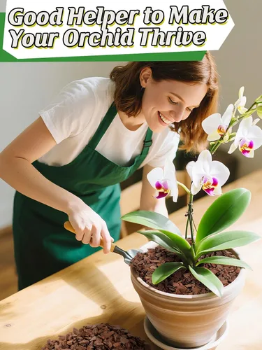 Vista 11 de Corteza de orquídea de pino de Nueva Zelanda de 8 cuartos – 1/2-3/4 pulgadas de mantillo orgánico secado al sol, medio transpirable para plantas