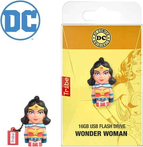 Vista 5 de Memoria USB de 16 GB Wonder Woman - Unidad flash original DC Comics 2.0, tribu FD031503