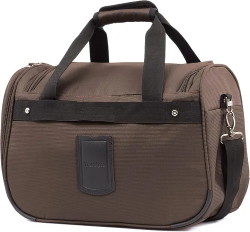 Vista 9 de Travelpro Luggage Maxlite 5 Juego de 2 piezas Bolsa suave y Rollaboard de 22 pulgadas, Moca