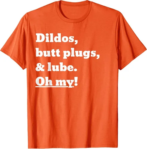Vista 16 de Consoladores, tapones para los glúteos y lubricante. Camiseta Oh My! Azul bebé