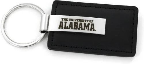 Vista 2 de aminco NCAA unisex-adult Ncaa Team Laser Engraved Leather Keychain, Black